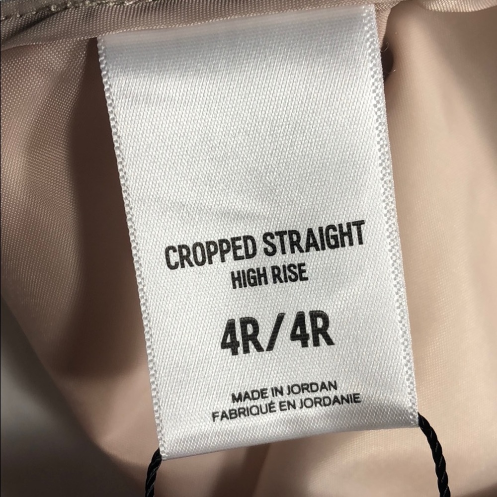 Express Cropped Straight High Rise, Size 4R - Picture 4 of 6